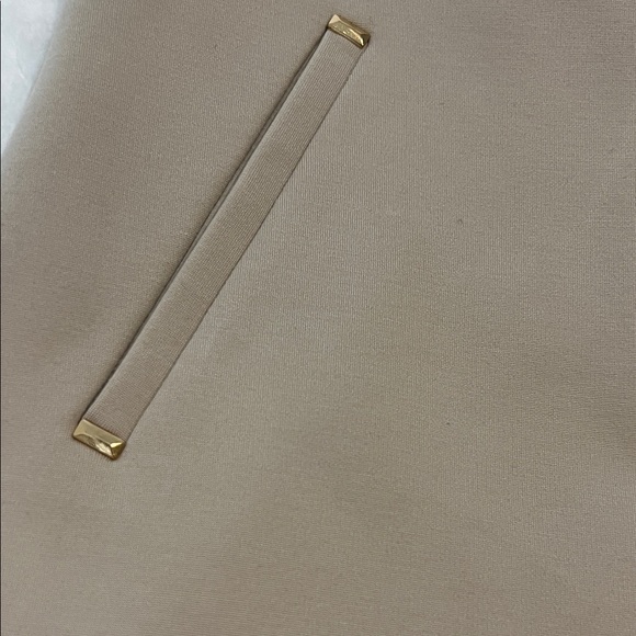CHICO’S Beige Wide-Leg Trousers 16p Slimmimg Thick Fabric The Perfect Work Pants - Picture 3 of 7